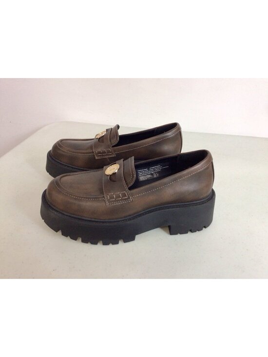 Madden Girl Shoes - Madden NYC Chunky Loafers Platform Preppy Shoes Womens 8 New